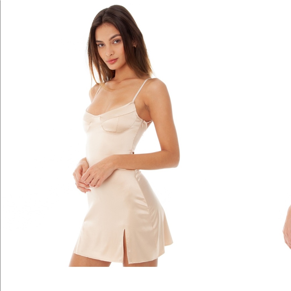 ARE YOU AM I PRISSIER DRESS FAWN